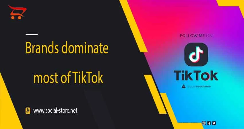 Brands dominate most of TikTok